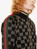 GUCCI - Monogram Side-Stripe Jacket Sz XL