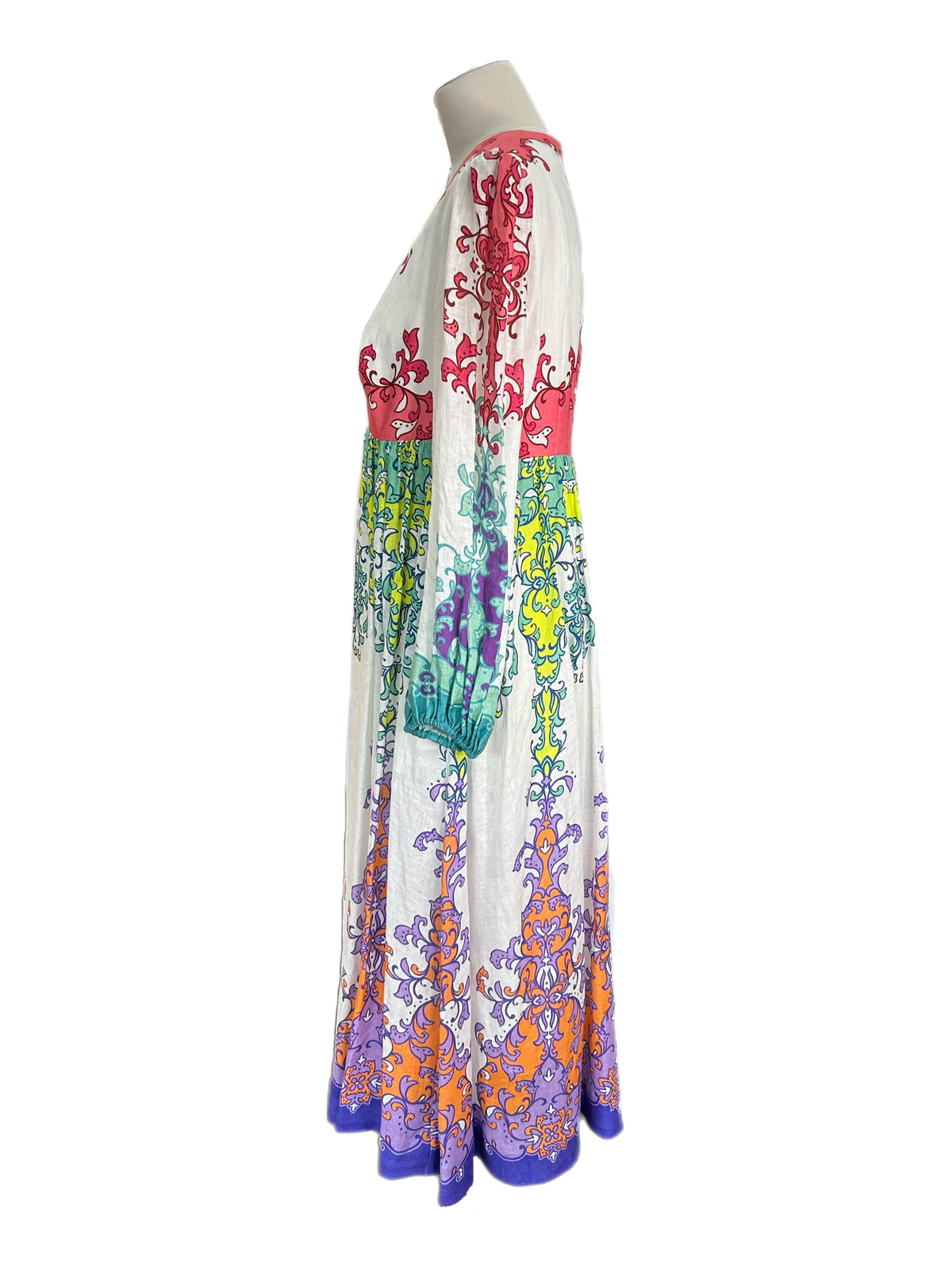 ZIMMERMANN - Nina Plunge Midi Dress - Sz 4