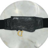DIOR - Leather Saddle Belt Bag