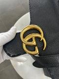 GUCCI - Black Marmont Top Handle Shoulder Bag