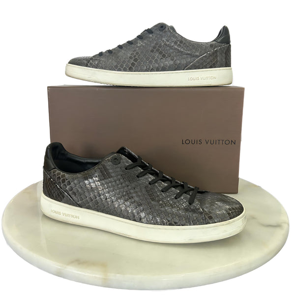 LOUIS VUITTON - Front Row Python Sneakers Sz 8