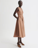 SCANLAN THEODORE - Cotton Sateen Almond Cargo Dress Sz 6