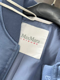 MAX MARA LEISURE -Sierra Satin Bomber Jacket Sz IT 44
