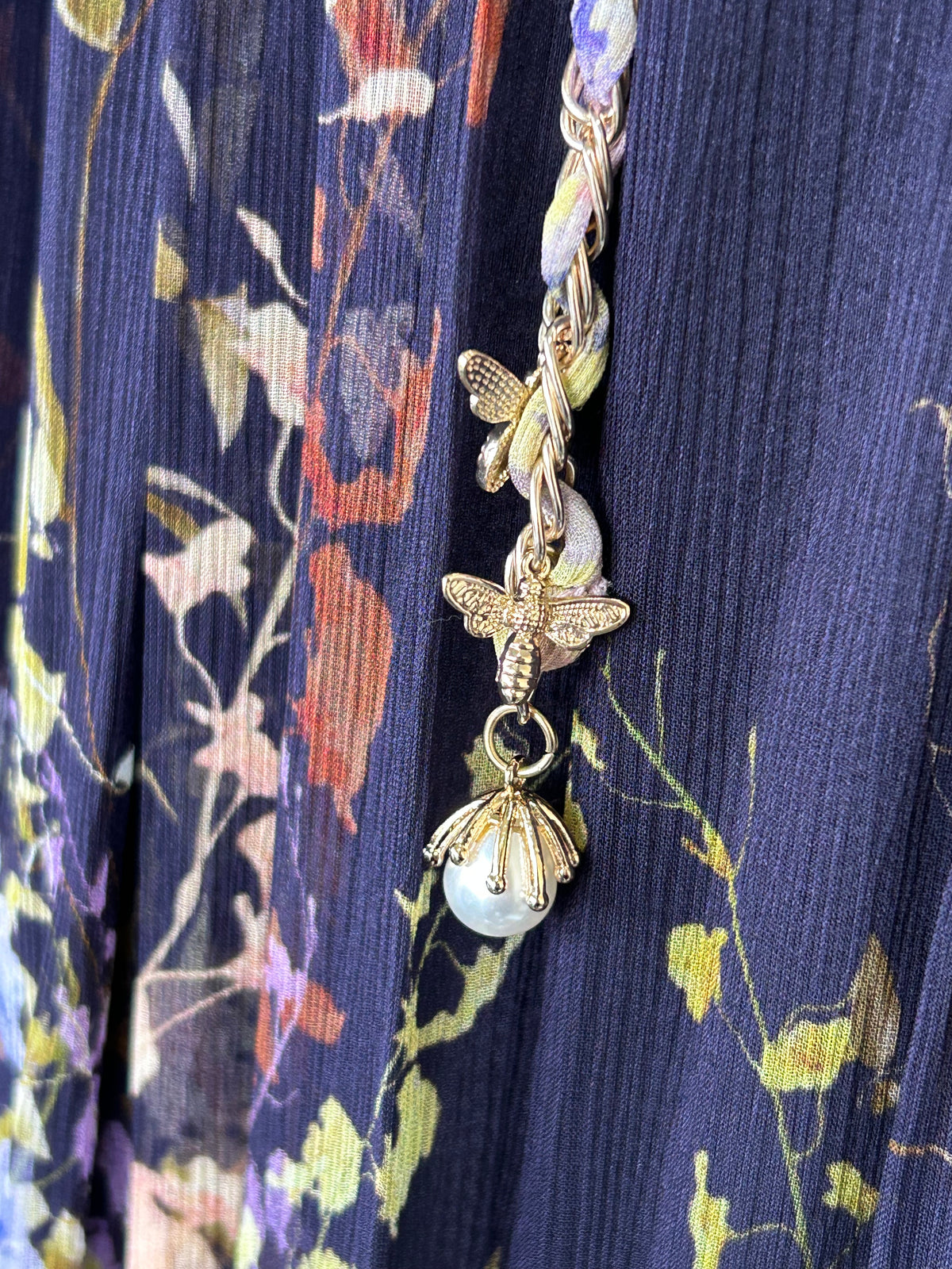 ZIMMERMANN - Sleeveless Floral Pleated Dress Sz 1