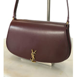 SAINT LAURENT - Mini Voltaire Shoulder Bag - Rouge Cabernet