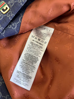 GUCCI - GG Monogram-Jacquard Cotton Jacket Sz 40