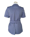 GUCCI - GG Monogram-Jacquard Cotton Jacket Sz 40