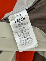FENDI - FF Puzzle Print Cotton Shirt Dress Sz 42