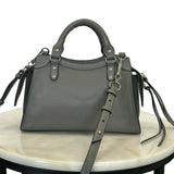 BALENCIAGA - Neo Classic Grey Mini City Bag