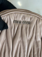 MIU MIU - Matelasse Round Crossbody Bag