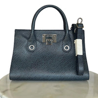 JIMMY CHOO - Riley Blue Leather Handbag