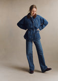 SEZANE - Edgard Denim Blue Coat AUS 12-14