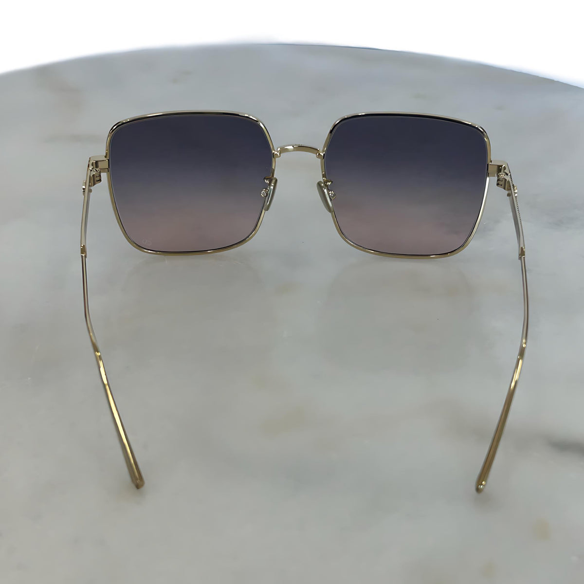 DIOR - DiorCannage S1U Gold Square Sunglasses
