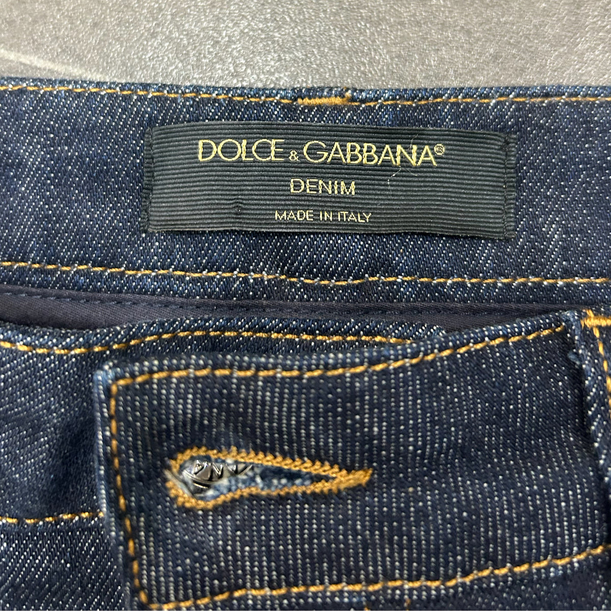 DOLCE & GABBANA - High-Rise Flared Jeans Sz 46