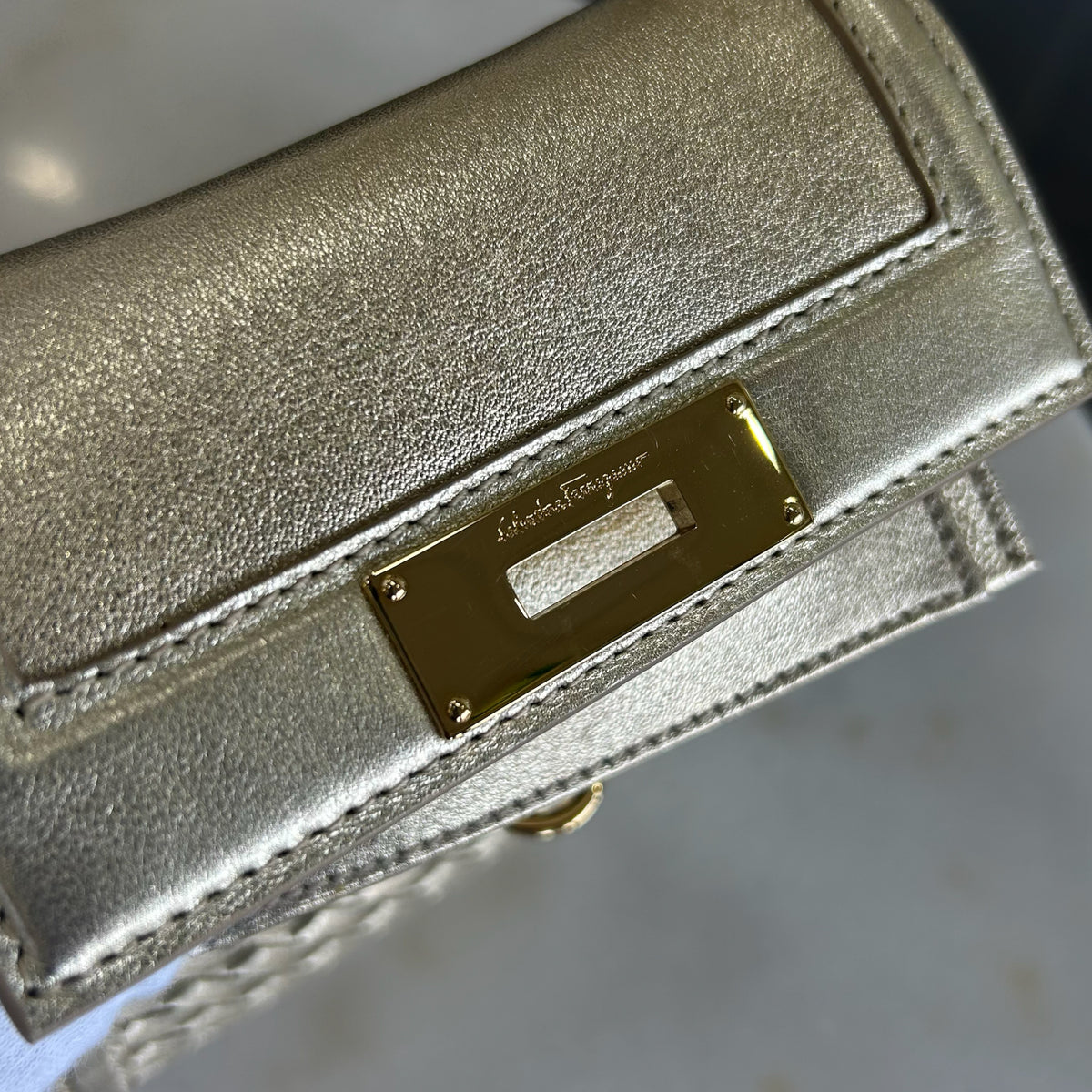 SALVATORE FERRAGAMO - Sofia Stardust Mini Bag