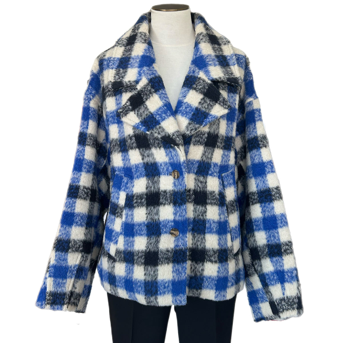 MUNTHE - Inamino Brushed Wool Blend Coat S/M