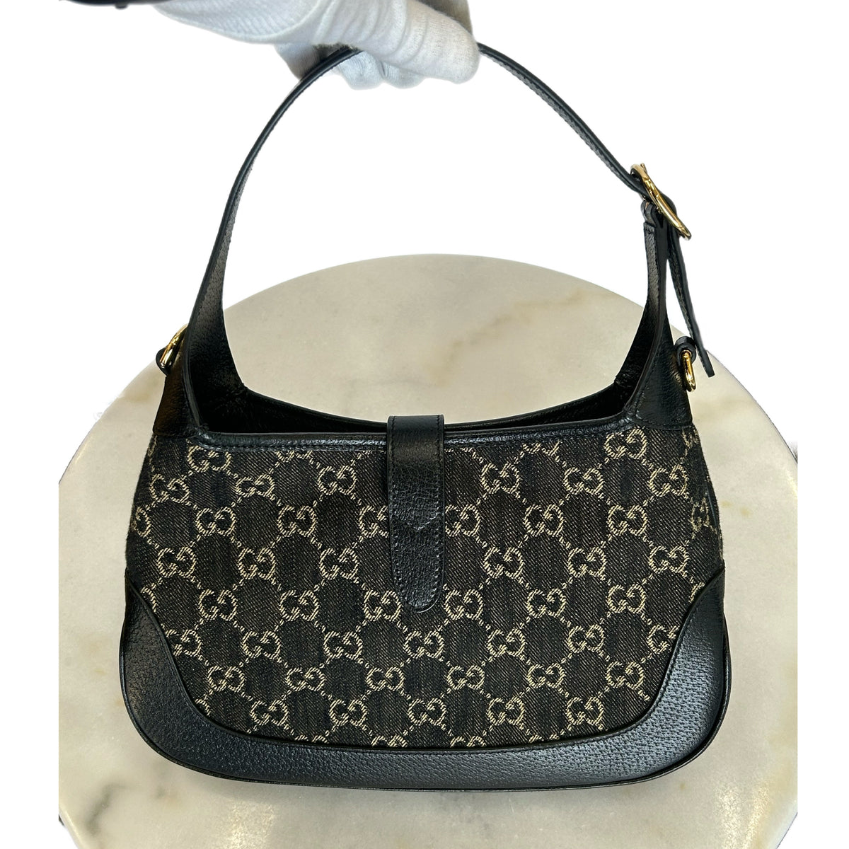 GUCCI - Jackie 1961 Denim Shoulder Bag