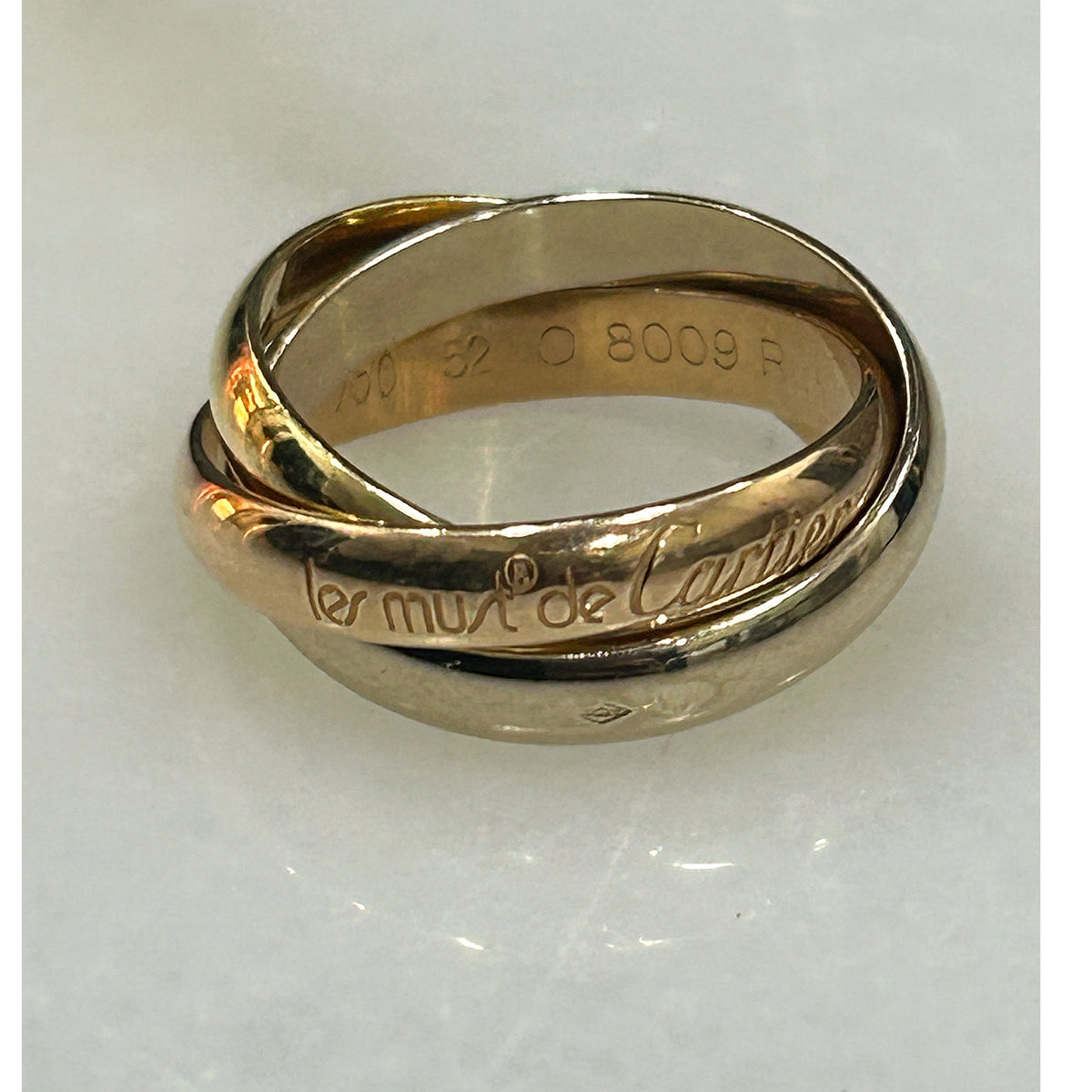CARTIER - Les Must De Cartier Trinity Ring Sz 52