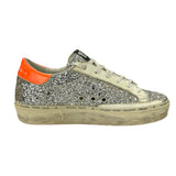 GOLDEN GOOSE - Hi Star Silver Glitter Sneakers Sz 36