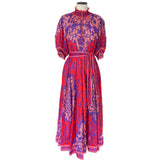 ZIMMERMANN - Raie Swing Belted Maxi Dress Sz 2