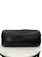 PRADA - Black Leather Tote / Shoulder Bag
