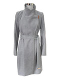 TED BAKER - Sandra Funnel Neck Wrap Coat Sz 2