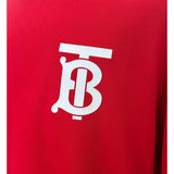 BURBERRY - TB Logo Red Jumper Sz M