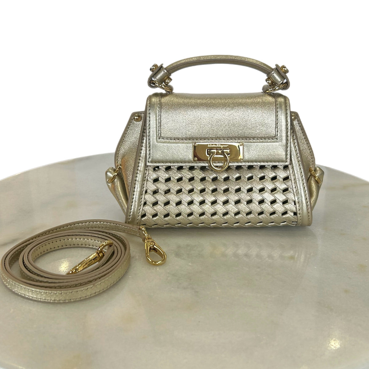 SALVATORE FERRAGAMO - Sofia Stardust Mini Bag