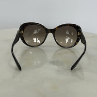 PRADA - Tortoiseshell Jewelled Butterfly Sunglasses