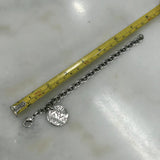TIFFANY & Co. - Silver Notes Fifth Avenue Round Tag Bracelet