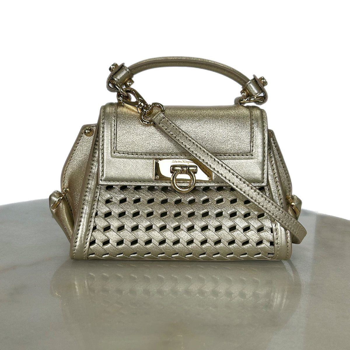 SALVATORE FERRAGAMO - Sofia Stardust Mini Bag