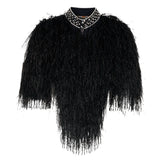 CAMILLA - Lady Of The Moon Feather Beaded Gilet Sz S