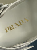 PRADA - White Padded Leather Sandals Sz 38.5