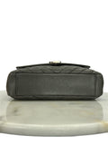 SAINT LAURENT - College Medium Bag - Grey Quilted Leather