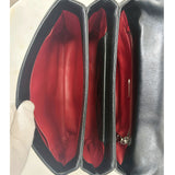 PRADA - Two-Way Leather Gaufre Black Bag