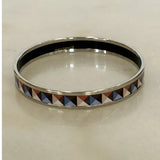 HERMES - Clous en Trompe L'Oeil Enamel Slim Bangle