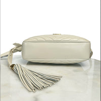 SAINT LAURENT - Lou Crema Soft Quilted Leather Camera Bag