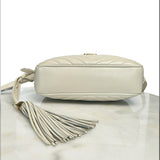 SAINT LAURENT - Lou Crema Soft Quilted Leather Camera Bag