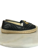 GUCCI - GG Marmont Leather Espadrilles Sz 39