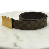 LOUIS VUITTON - Reversible Damier Inventeur Belt 110