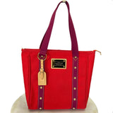 LOUIS VUITTON - Antigua Cabas MM Tote in Red