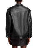ANINE BING - Henry Black Leather Jacket Sz XS Relaxed Fit