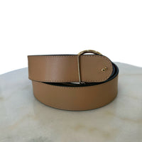 FENDI - Gold F Reversible Red / Tan Leather Belt