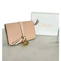 CHLOÉ - NWT Leather Compact Wallet in Blush /Nude