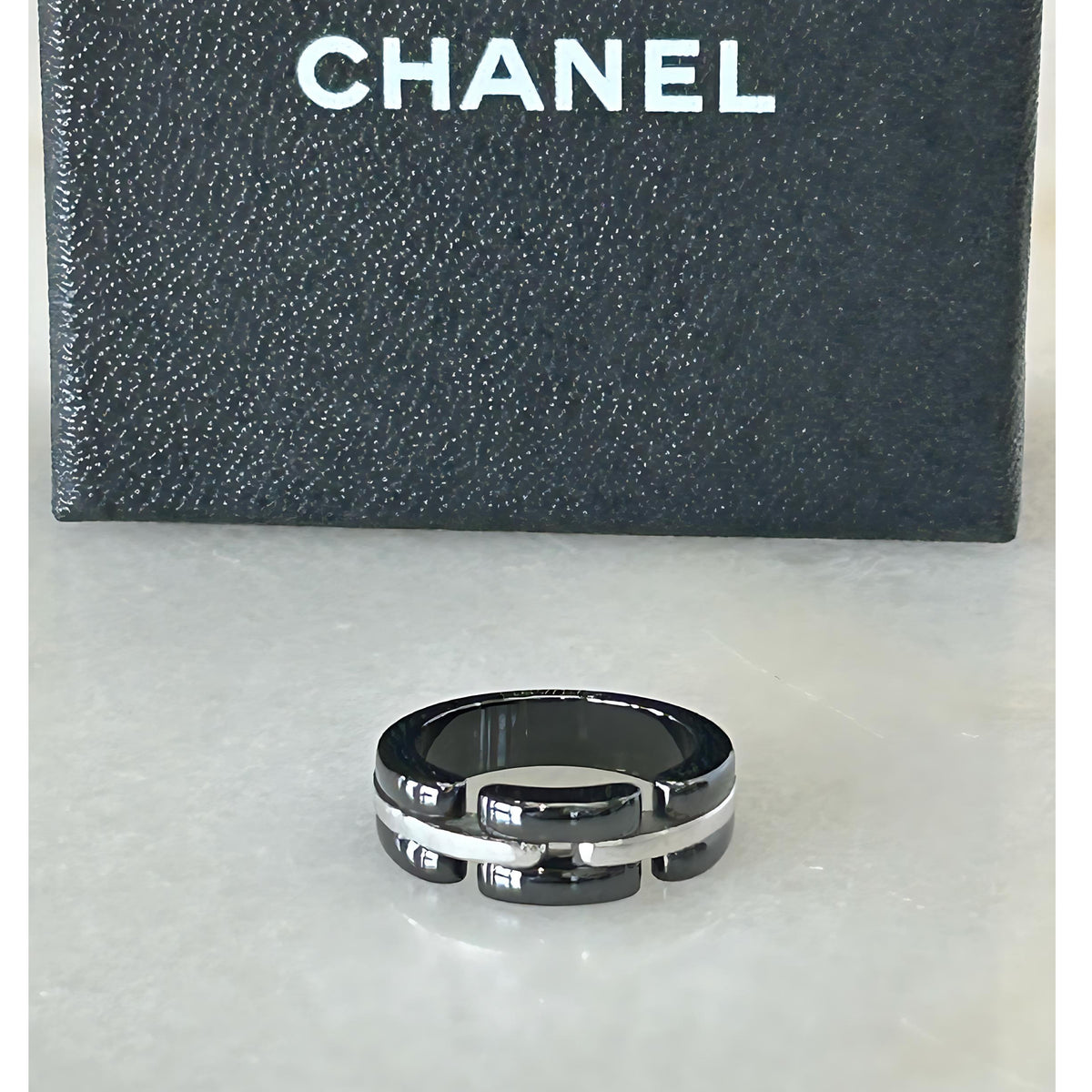 CHANEL - Ultra Ring Ceramic & 18k White Gold