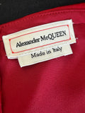 ALEXANDER McQUEEN - Red Silk Bustier Sz 44