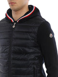 MONCLER - Maglia Tricot Hooded Navy Cardigan Sz XL