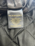 BURBERRY - Black Lamb Leather Jacket Sz 50