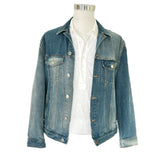 BURBERRY - Men’s Two-tone Blue Denim Jacket Sz 50 / M
