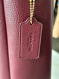 COACH - Hadley Large Shoulder Bag - Deep Wine